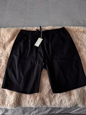 Men's COS Navy Drawstring Shorts